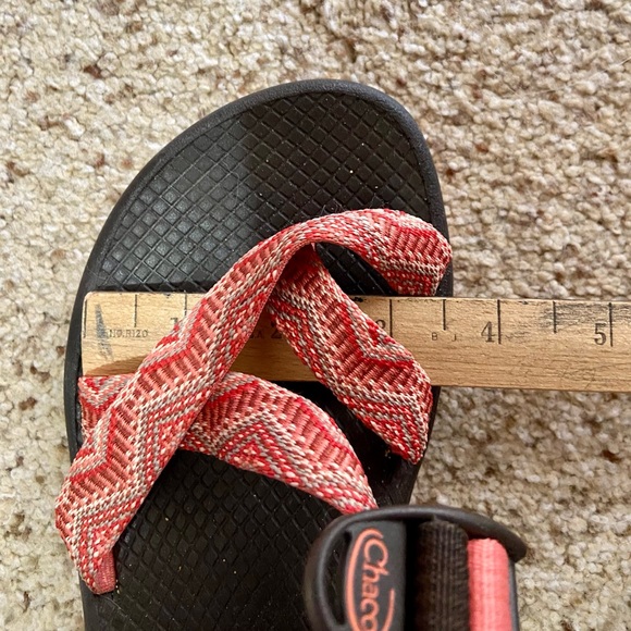 Chaco coral and Black Sandals - Picture 4 of 4